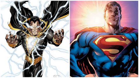 black adam vs superman who would win|superman vs black adam throwaway.